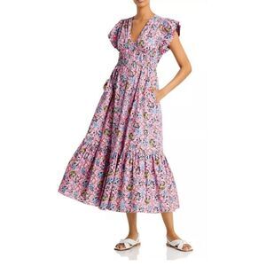 Derek Lam 10 Crosby Greta Ruffle Sleeve Dress NWT Size 14